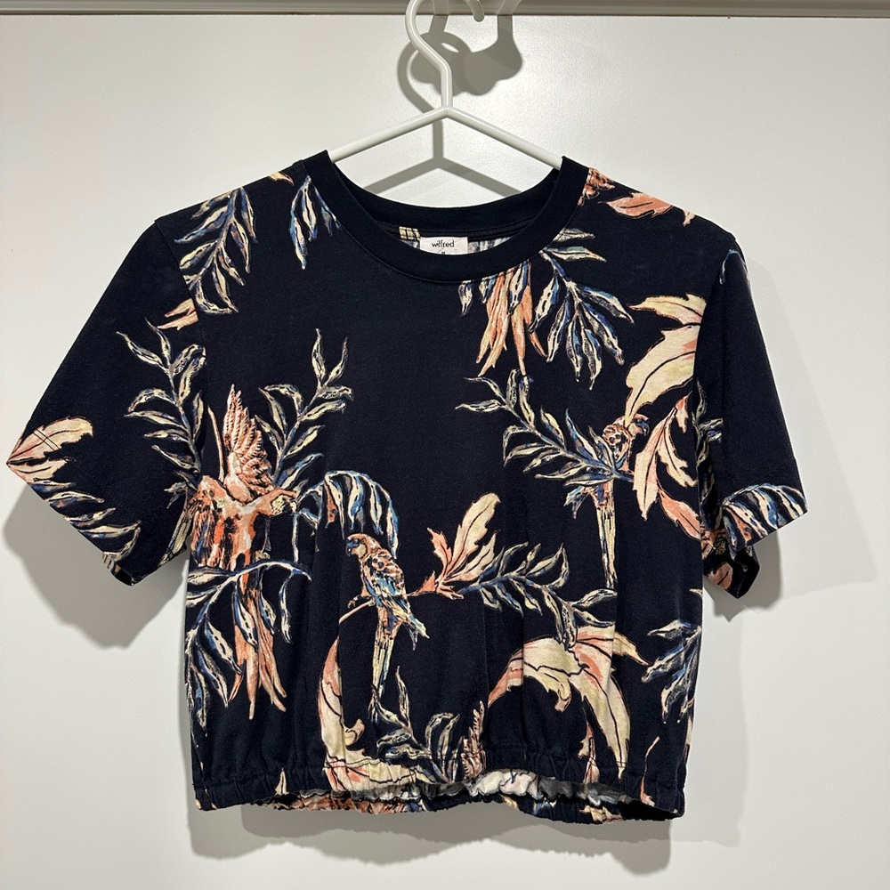 Aritzia Wilfred Piaf Crop Top
